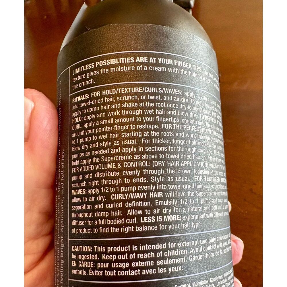 TWEAK'D BY NATURE NWT/LavenderMoon XL Chiuri Hydrate Limitless Supercrème Styler - Picture 4 of 12